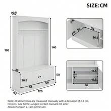 Coat Racks - White - View 12