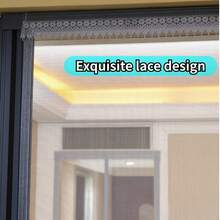 Màn cửa chống muỗi từ tính cải tiến - Màn tự động đóng mở chống muỗi và côn trùng. - Lưới màu xám Viền màu xám - Xem 6