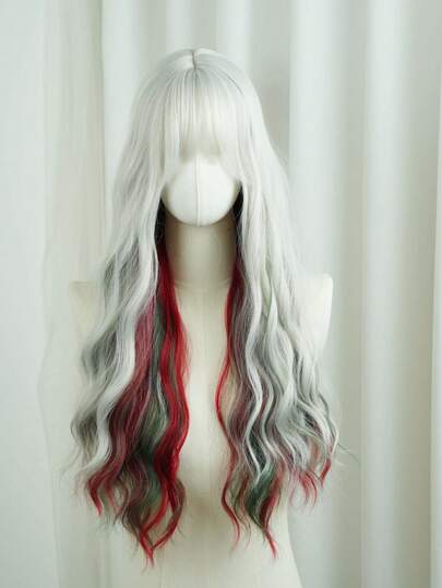 自然长卷假发，蕾丝前额设计，舒适透气，适合日常佩戴和参加派对，柔软顺滑，无缝蕾丝。