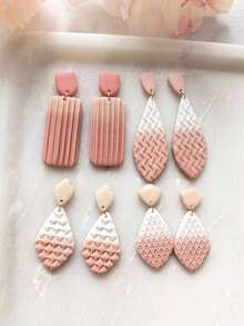 Polymer Clay And Ceramic Texture Rolling Pins, Geometric Minimalist Embossing Rollers, Rose Branches, Retro Patterns, Chrysanthemum, Baroque European Classical Patterns, Embossed Ceramic Texture Rolling Pins For Jewelry Making, Compatible With Polymer Clay Cutters - Texture Roller - View 11