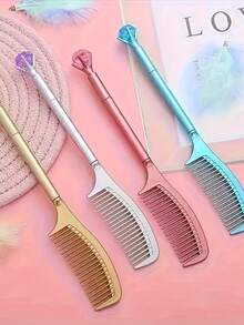 菱形时尚中性笔，可爱文具学生圆珠笔，办公用品细线签字笔 - 套裝 - 查看 5