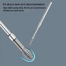 6 Counts/Set Ear Wax Removal Tool Set With Storage Tube,Ear Cleaning Kit Ear Spoons Ear Picks Curette,Ear Wax Remover Tool,Earwax Cleaning Supplies. - màu đen - Xem 5