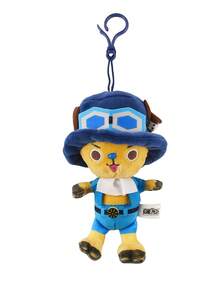 ONE PIECE 正版海贼王索隆乔巴艾斯毛绒公仔玩具，可爱挂件，萌系动漫人物毛绒抱枕玩具，适合儿童生日、节日礼物，14厘米/5.5英寸 - 彩色 - 查看 11