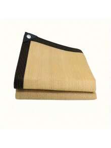 1 Multifunctional Outdoor Beige Sunshade Net, Thickened Sunshade Net, Courtyard Sunshade Net, With Edge Wrapping And Punching - Multicolor - View 12