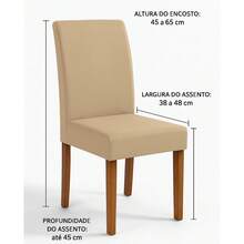 6-Seater Chair Cover Kit For Kitchen Dining Room Printed Gel Mesh Offer - 米色 - 查看 4