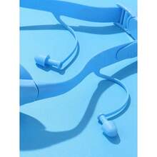 Extra-Large, Anti-Fog And Waterproof Silicone Swimming Goggles With Earplugs, Suitable For Swimming Training And Leisure, Holiday Gift - A - View 5