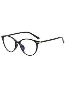 1 Stück Damen Kunststoff Katzenaugen Brille in Mehrfarbig, lässiges vielseitiges Accessoire für den Alltag, modische stilvolle Computerbrille - Verschiedenfarbig - Übersicht 9