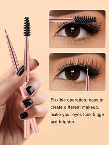 28件套化妆工具套装，包含：21支化妆刷+1支面膜刷+1套化妆刷清洁工具+4个三角粉扑+1个睫毛夹，一应俱全，新手友好 | 方便携带，送礼佳品 | 新手/女性的完美之选 - 彩色 - 查看 8