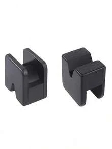 Car Jack Rubber Pad Car Slotted Lift Jack Stand Rubber Pads Universal Repair Tools Frame Protector Adapter Tools - A - View 10