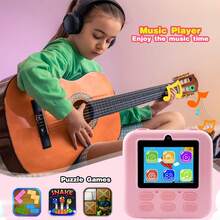 3-12岁儿童数码相机，1080P高清视频拍摄玩具，操作简便 - 彩色 - 查看 4