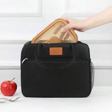 1 túi đựng cơm trưa cách nhiệt unisex, dung tích lớn, có thể tái sử dụng, kiểu dáng tối giản dành cho người lớn, thích hợp cho văn phòng, dã ngoại, bãi biển, du lịch. Túi đựng cơm trưa cho mùa tựu trường. - Xem 7