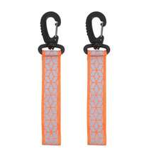 Reflective Strap Pendant Keychain For Outdoor Camping, Night Running, Cycling Backpack, Lightweight Glow Keychains, 2 Pcs. GSBJ - A - View 8