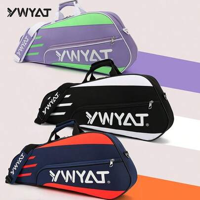  2026 New Original YWYAT Tennis Bag Badminton Raquet Sports Bag One Shoulder Pack Men Women Racket Bags Capacity 3 Rackets Backpack Bag Padel Bag