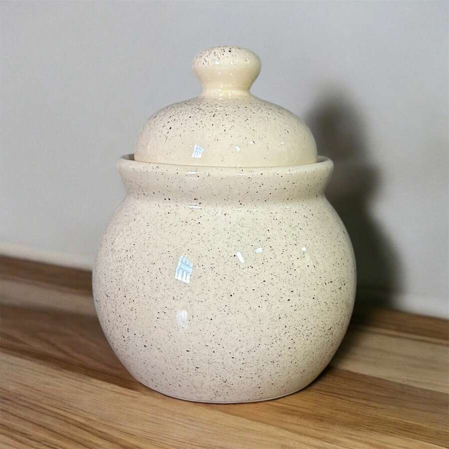 1.1 Liter Ball-Shaped Food Storage Container - Crema - Ver 1