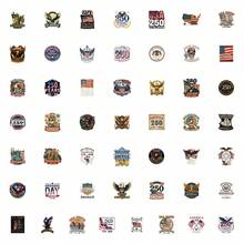 50张美国建国250周年纪念爱国主题贴纸，可用于水瓶、吉他、行李箱、手机、手机壳、笔记本电脑、滑板等，是馈赠佳品。 - A - 查看 4