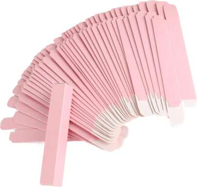 COSIDEA 50 Pcs Pink Kraft Paper Box 22 * 22 * 137 Paper Packing Box For Lip Gloss Mascara