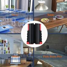 Red de Pong Retráctil Universal, Red de Entrenamiento de Tenis de Mesa Portátil, Red Retráctil para Cualquier Lugar, Equipos de Ejercicio - Gris - Ver 7