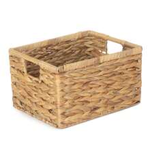 Red Hamper Nordic Water Hyacinth Storage Basket - Transparent Black Model - View 3