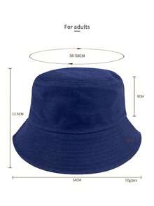 1pc Personalized Custom Bucket Hat, Upload Your Own Logo Text Or Image, Customized Pattern Sun Hat, Unisex Outdoor Fishing Hat, Custom Logo Hat Gift - Multicolor - View 8