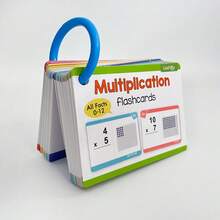 Lachilly 85pcs 2nd-4th Grade Math Flash Cards 0-12 Multiplication Facts Learning Cards Reusable Math Training Teaching Aids For Students - Multicolor - View 12