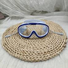 1pc Waterproof Anti-Fog High Definition Professional Children Swimming Goggles - Black - View 8