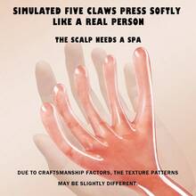 NEFOUME 树脂按摩梳，模拟真实头皮按摩SPA，多功能设计，集梳理、刮痧、穴位按摩于一体，光滑树脂材质，亲肤防静电，每把梳子都拥有独特的手工纹理，便携式居家办公放松工具 - 粉色 - 查看 6