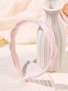 1pc Women's Elegant, Fresh Criss-Cross Headband, Suitable For Daily Wear, Washing Face, Makeup - 彩色 - 查看 7