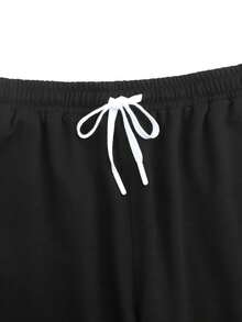 T-PICK Three-Piece Pack Shorts De Hombre  Simple Solid Color ,Summer Sports Lounge Shorts - Black + White + Gray - View 3