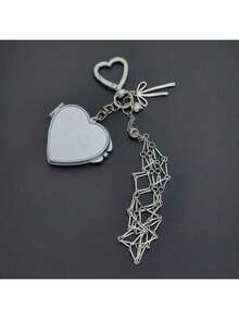 Móc khóa hình son môi bằng thép không gỉ mạ vàng mới, mặt dây chuyền hình son môi thời trang, phụ kiện móc chìa khóa phong cách quý phái dành cho nữ. - Nhiều màu - Xem 7