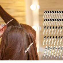 24个装女士防滑合金发片夹，适用于沙龙染发、造型和护发 - A - 查看 5