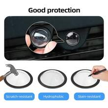 Lens Protection Glass, Suitable For Various Vehicle Front And Rear Camera Protection Cover, Adhesive Lens Protection Cap - Reversing Camera Protective Cover - View 4