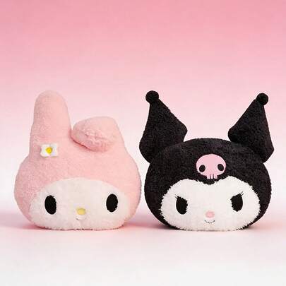 SANRIO Kuromie 儿童毛绒抱枕，Melody 睡眠枕，沙发靠垫，生日礼物，圣诞派对礼物，纪念品