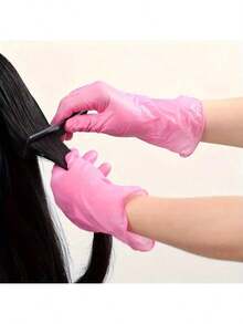 10pcs/Pack Disposable Nitrile Gloves - Latex-Free And Powder-Free, Suitable For Tattoo, Nail Salon Cleaning, Nail Art Tools, Back To School, Nail Care, Nail Art Tools (Applicable To Nail Stickers) - Black - View 5