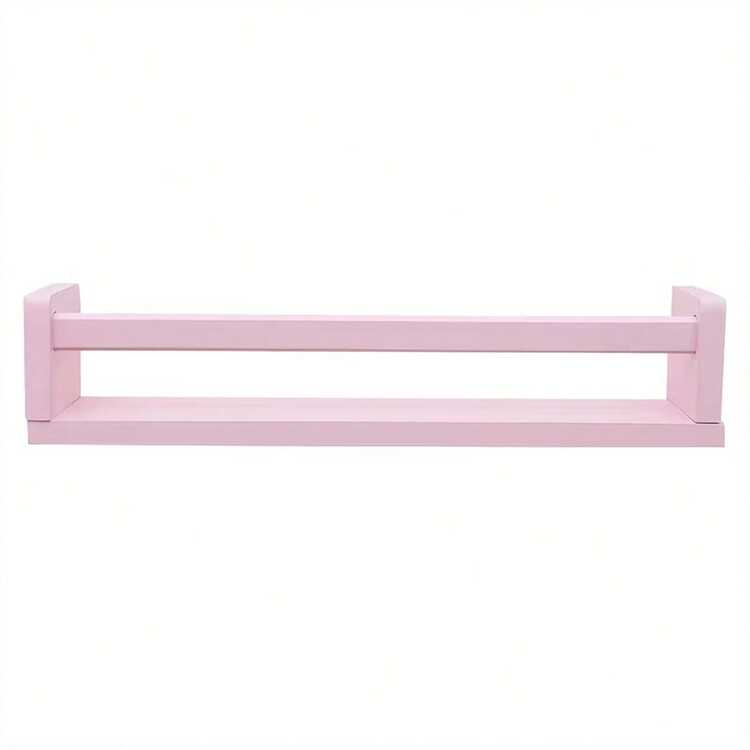 Classic Wooden Wall Shelf - Rustic Style Storage Rack, Suitable For Bathroom, Can Hold Books And Decorations, Fashionable Storage Option, Decorative Bookshelf, Interesting Design, Wooden Material, Floating Shelf - View 8