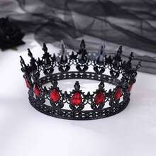 2 piezas Conjunto de de Rey y Reina, unisex, adecuado para bodas, graduaciones, cumpleaños, fiestas de Halloween y otras ocasiones - Multicolor - Ver 5