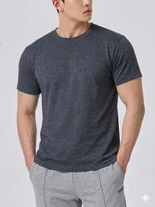 Men T-Shirts & Tanks - Gris Oscuro - Ver 1