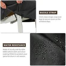 Funda para sofá de 3 plazas funda para sofá al aire última intervensión para hasta 85 pulgadas de ancho x 38 de profundidad x 35 pulgadas de alto fundas impermeables para muebles de patio color - como en la foto - Ver 3