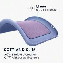 Funda Billetera Compatible con Samsung Galaxy S24 Funda con Tarjetero - Carcasa Cartera Protectora con Espacio para Tarjeta - Lila,43350131 - Lila Púrpura - Ver 2
