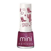 Renova Mini Odile Nail Polish 7.7ml - Red and White - View 2