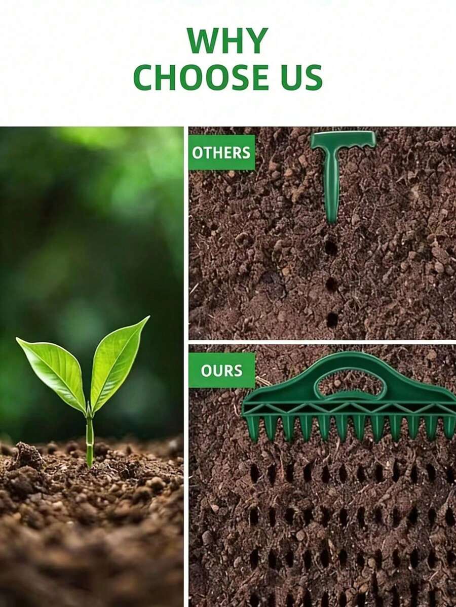 1/3/5pcs Seeding Tools, Soil Auger Tools, Gardening Seeding Spacing Tools, Suitable For Farmland, Vegetable Planting, Agricultural Use - A - View 1