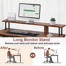 Dripex Office Desk - Escritorio De Ordenador 107x46x95cm - View 4