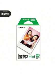 FujiFilm mini 相紙 （可選10張/20張/40張/60張/80張/100張） 彩邊立拍立得相紙 適配 mini7s/8/9/11/12/25/90/wide 錫紙裝 色彩生動 5-40℃穩定成像 - 查看 12