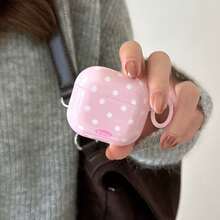 Pink Purple Polka Dot + Hoop Pro 3/Pro 2/4/3/2 Case, Fashionable Women Earphone Case, Minimalist Case - Multicolor - View 9