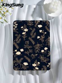 Kingsung Ốp bảo vệ máy tính bảng họa tiết hoa, tương thích với iPad 9.7/10.2/10.5/10.9/12.9 inch/Pro 11 inch, thế hệ thứ 10, Galaxy Tab S6 Lite 10.4 inch, Kindle Paperwhite thế hệ thứ 12 2024, Kindle thế hệ thứ 11 2022, Kobo Clara Color, bảo vệ mềm mại chống sốc, hỗ trợ giá đỡ thông minh/tự động bật/tắt màn hình. - Nhiều màu - Xem 3