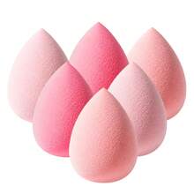 Practical 6 Pcs Latex-Free Makeup Sponge Set, Soft  For Foundation, Concealer & Daily Makeup - 1 - Xem 1