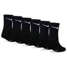 Nike Dri-FIT Performance Basic Crew Socks 6Pack Kids UNR019-023 - Black - View 2