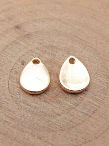 40pcs 11x8mm Drops Waterdrops Charms Pendant For DIY Jewelry Making Necklace Keychain Phone Chain Bracelet Making Accessories Handmade Craft Making Findings - Water Droplet, Flat Water Droplet - View 9