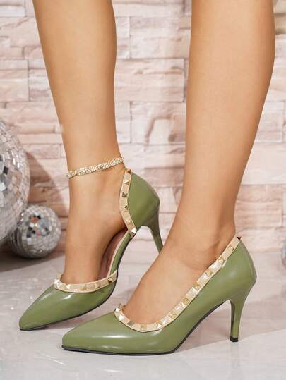 Simple And Elegant Casual Solid Color Fashion Office & Outdoor Wedding Women Shoes