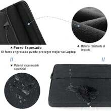 Maletín para laptop 13.3 15.6 pulgadas Hombres Portafolios para laptop Impermeable,43450363 - Rosa Oxidada - Ver 5