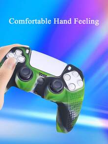 1 Set 5 Controller Cover + 10pcs Joystick Cap, Camouflage Pattern Design, Anti-Slip, Anti-Sweat, Anti-Scratch, Anti-Dust, Enhance Gaming Experience - View 4